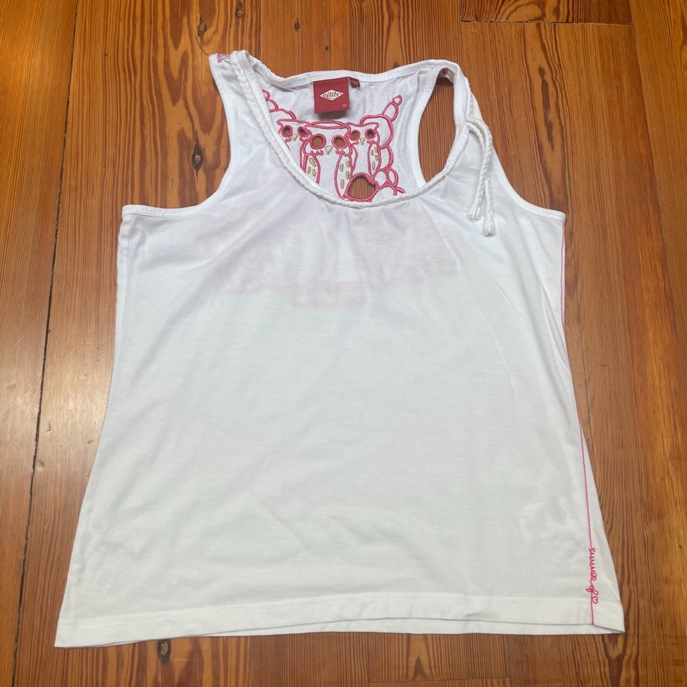 Oilily White sleeveless T-shirt